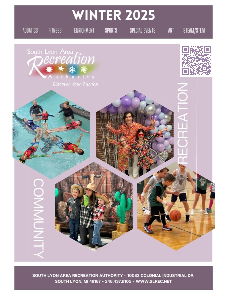 Program Guide South Lyon Recreation Authority